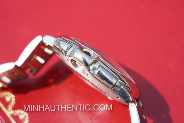 Cartier Ballon Bleu Chronograph 18k Rose Gold/Steel W6920075