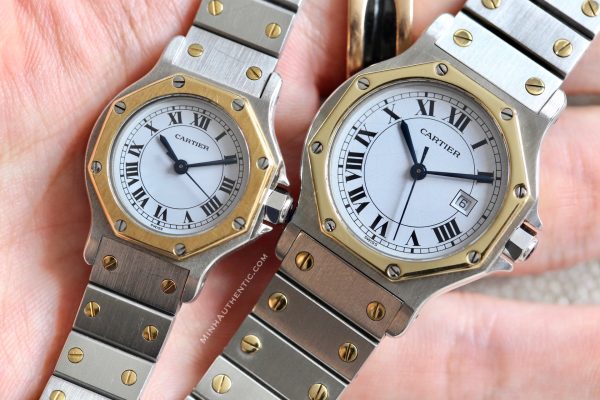 Cartier Santos Octagon Automatic 30mm 18k Gold/Steel