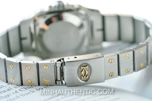 Cartier Santos Carrée Automatic 18k Gold/Steel