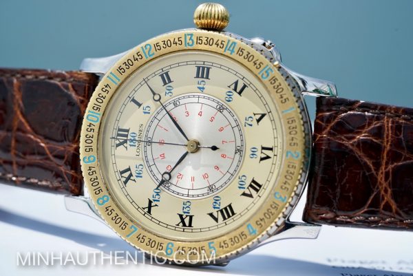 Longines Lindbergh 18k Gold/Steel 989.5215