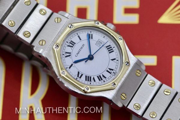 Cartier Santos Octagon Automatic 30mm 18k Gold/Steel