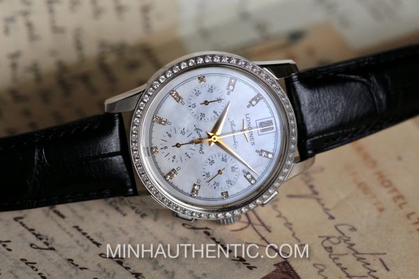 Longines Conquest Chronograph Diamond/MOP L1.141.0.87.3
