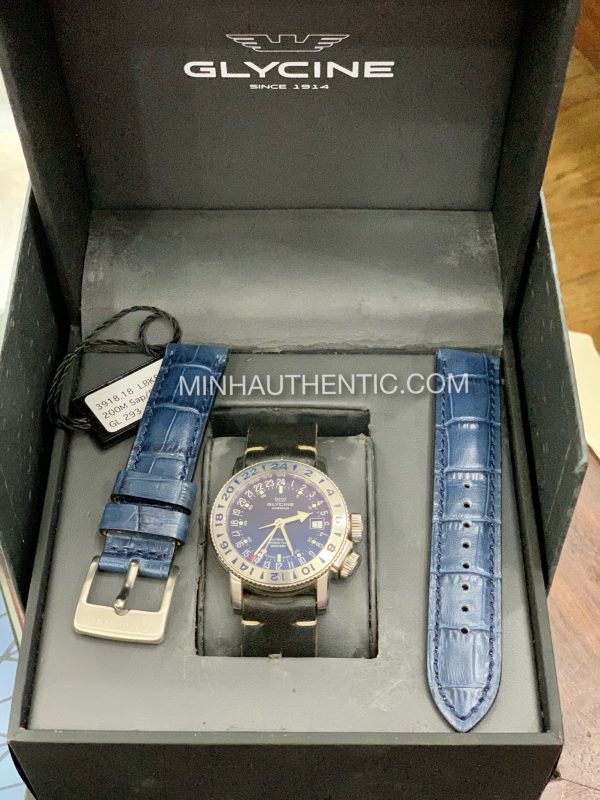 Glycine Airman 18 3918.18.LBK8
