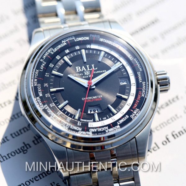 Ball Trainmaster Worldtime Chronometer GM2020D-S4CJ-BK