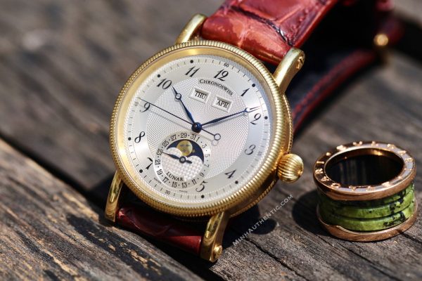 Chronoswiss Lunar Triple Calendar 18k Gold CH 9321