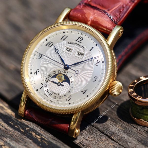 Chronoswiss Lunar Triple Calendar 18k Gold CH 9321
