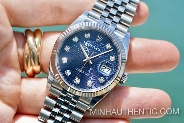 Rolex Datejust 36mm 126234-0011 Blue Diamond Dial