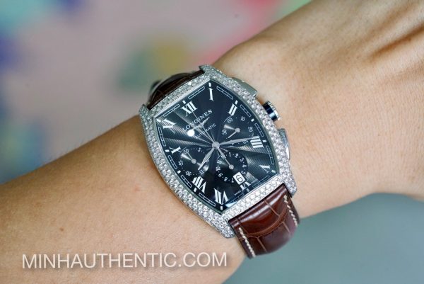 Longines Evidenza Chronograph Diamond Black L2.643.0.51.4