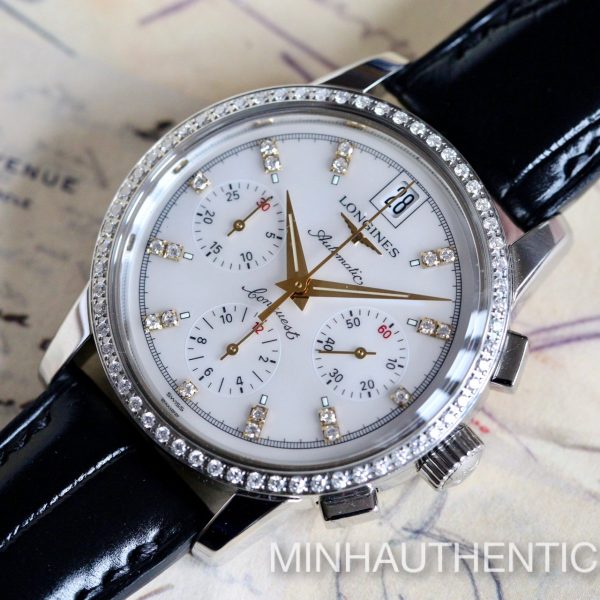 Longines Conquest Chronograph Diamond/MOP L1.141.0.87.3