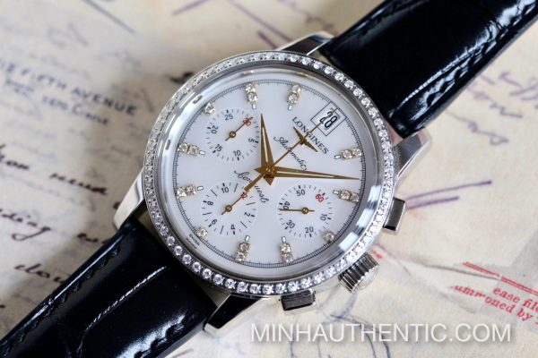 Longines Conquest Chronograph Diamond/MOP L1.141.0.87.3
