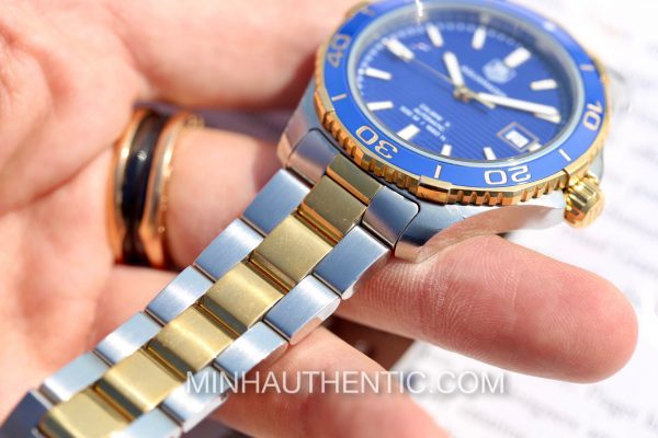 TAG Heuer Aquaracer Automatic 18k Gold/Steel Ceramic WAK2120.BB0835