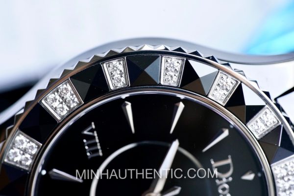 Dior VIII Place Vendome Black Ceramic Diamond CD1241E0C001