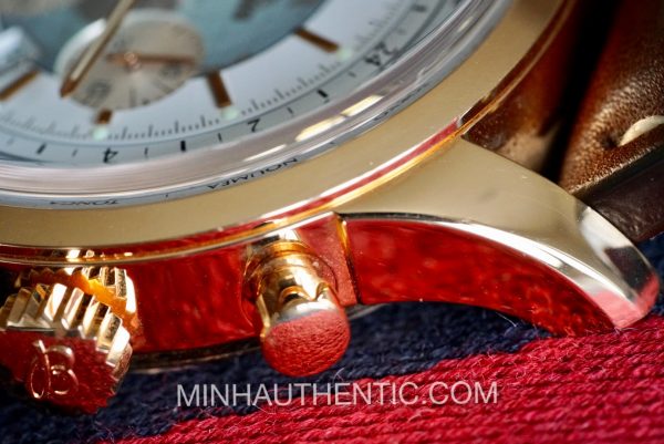 Breitling Transocean Unitime Chronograph 18k Rose Gold RB0510
