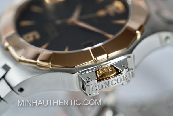 Concord Saratoga Automatic 18k Rose Gold/Steel 19.A9.1894