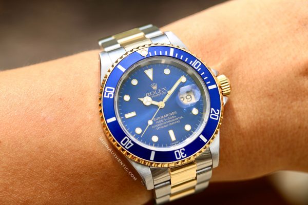 Rolex Submariner Date Blue 18k Gold/Steel 16613