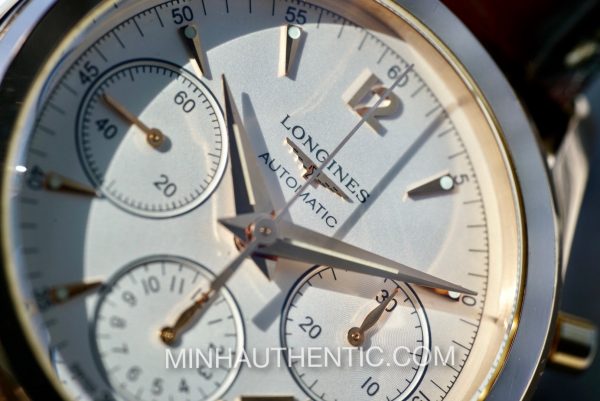 Longines Heritage Chronograph 18k Rose Gold L2.742.8.76.2