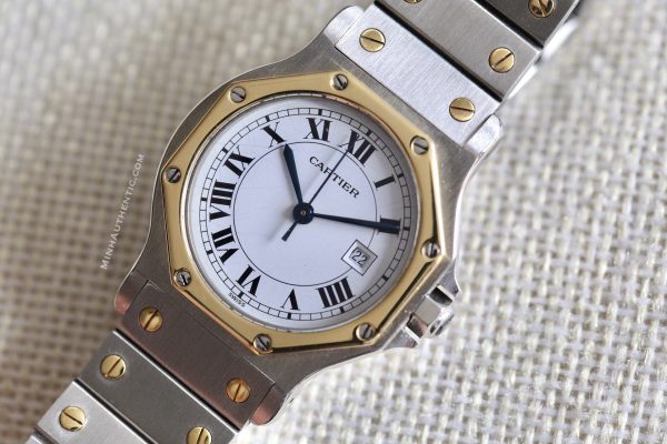 Cartier Santos Octagon Automatic 30mm 18k Gold/Steel