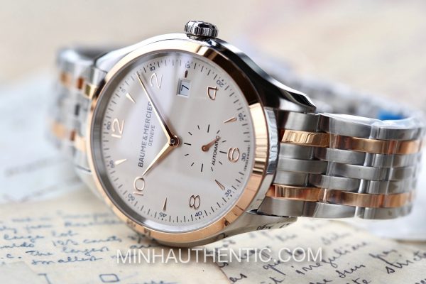 Baume Mercier Clifton 18k Rose Gold/Steel 10140