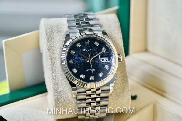 Rolex Datejust 36mm 126234-0011 Blue Diamond Dial