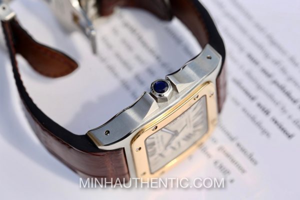 Cartier Santos 100 Large 18K Gold/Steel 2656 W20072X7