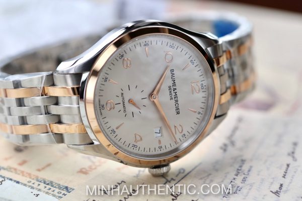 Baume Mercier Clifton 18k Rose Gold/Steel 10140