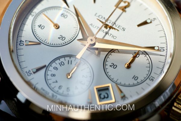 Longines Heritage Chronograph 18k Rose Gold L2.742.8.76.2