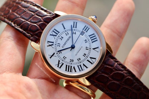 Cartier Ronde Solo XL 18k Rose Gold Automatic W6701009