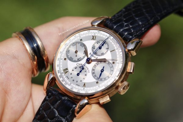 Chronoswiss Klassik Chronograph 18k Rose Gold CH7401R