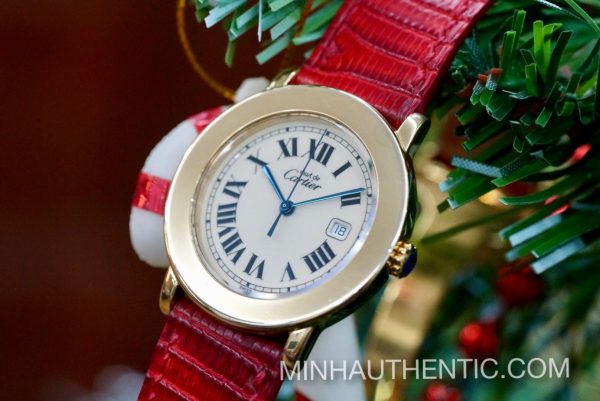 Cartier Must Ronde Vermeil 1800 1