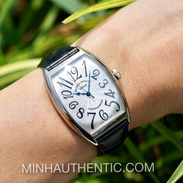 Franck Muller Cintree Curvex 18k White Gold 6850SC