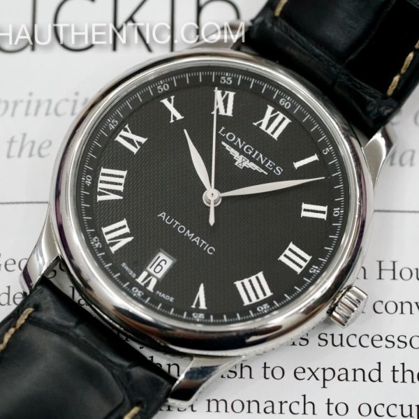 Longines Master 38.5mm Black L2.628.4.51.5