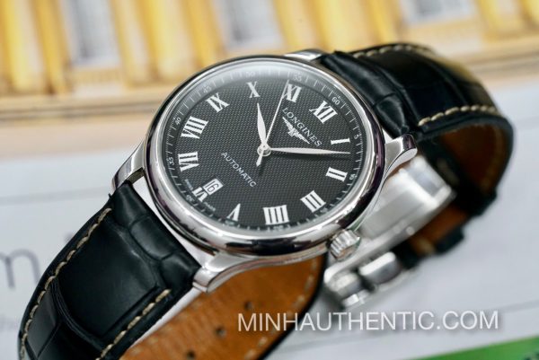Longines Master 38.5mm Black L2.628.4.51.5