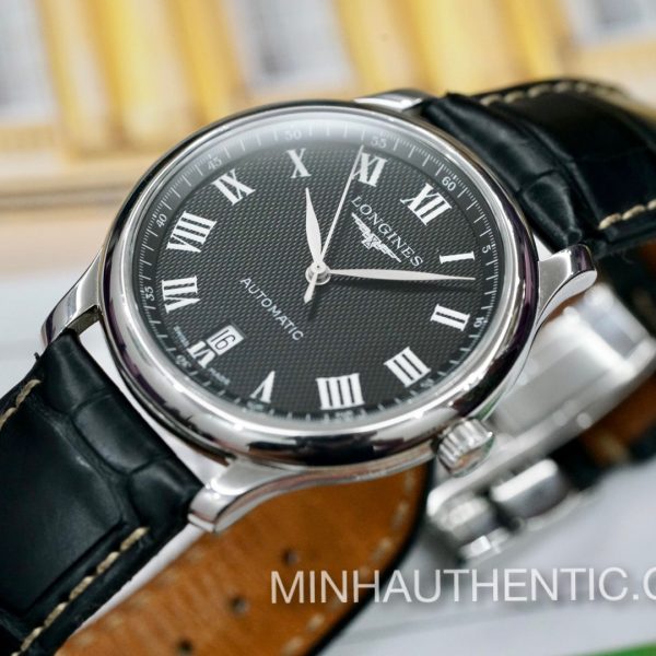 Longines Master 38.5mm Black L2.628.4.51.5