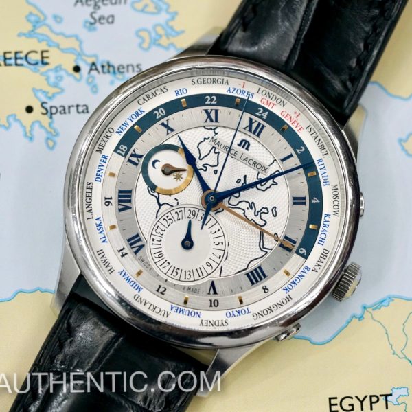 Maurice Lacroix Masterpiece Worldtimer MP6008-SS001-111