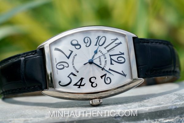 Franck Muller Cintree Curvex 18k White Gold 6850SC - Ảnh 6