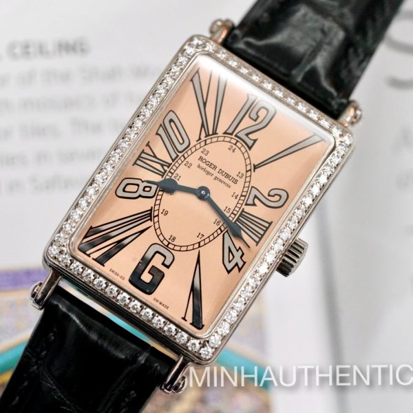 Roger Dubuis Much More 18k White Gold Diamond Salmon Dial Limited Edition