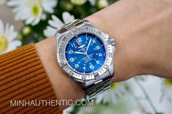 Breitling Superocean A17360 Blue - Ảnh 7