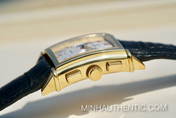Girard Perregaux Vintage 1945 Chronograph 18k Gold ref. 2599 - Ảnh 4