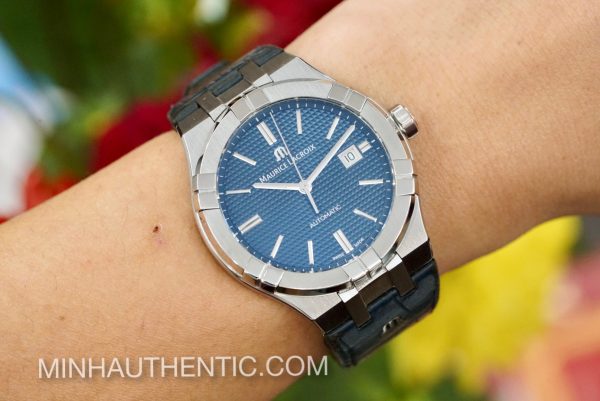 Maurice Lacroix Aikon Automatic 42mm Blue AI6008-SS001-430-1 - Ảnh 13