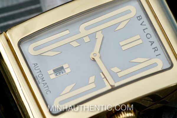 Bvlgari Rettangolo RT45G Automatic 18k Gold - Ảnh 17