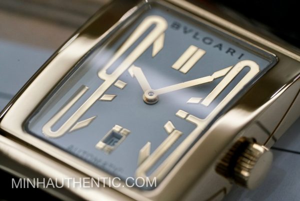 Bvlgari Rettangolo RT45G Automatic 18k Gold - Ảnh 14