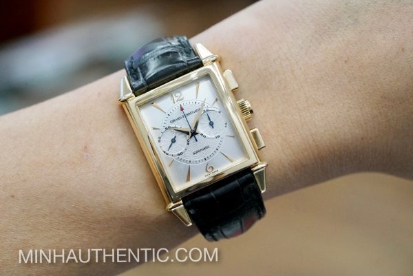 Girard Perregaux Vintage 1945 Chronograph 18k Gold ref. 2599 - Ảnh 19
