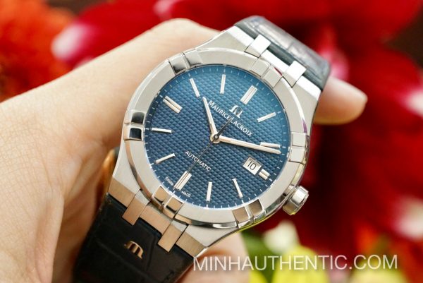 Maurice Lacroix Aikon Automatic 42mm Blue AI6008-SS001-430-1 - Ảnh 2