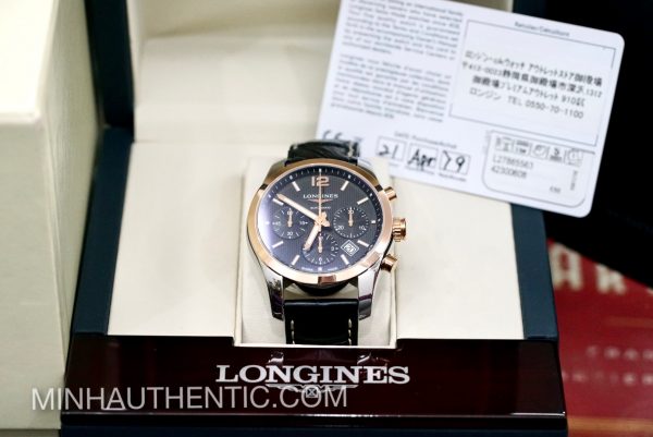 Longines Conquest Classic Chronograph L2.786.5.56.3 - Ảnh 12