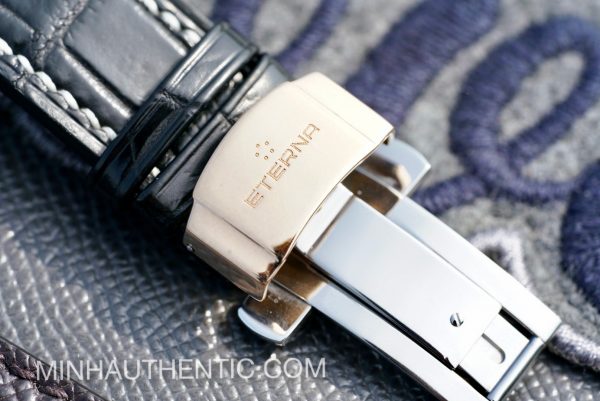 Eterna Les Historiques 1935 Automatic 18k Rose Gold 8492.69 - Ảnh 12