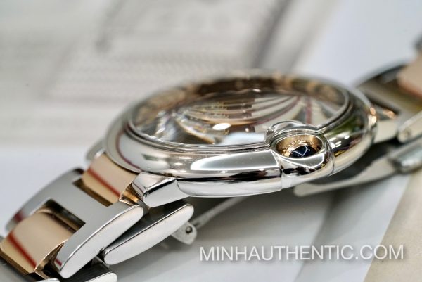 Cartier Ballon Bleu Automatic 18k Rose Gold/Steel W6920032 - Ảnh 4