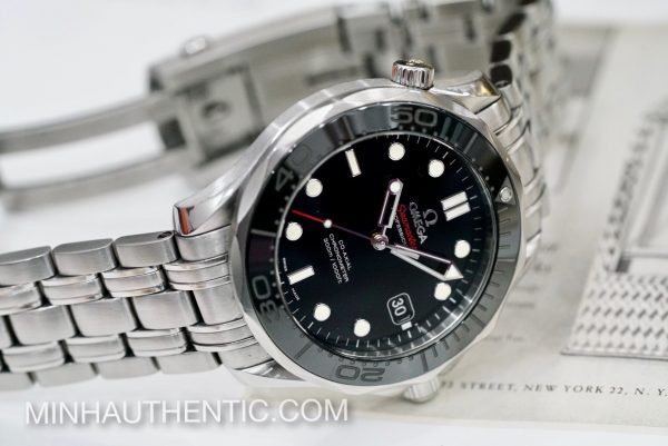 Omega Seamaster Diver 300m Co-Axial Chronometer 41mm Black 212.30.41.20.01.003 - Ảnh 8