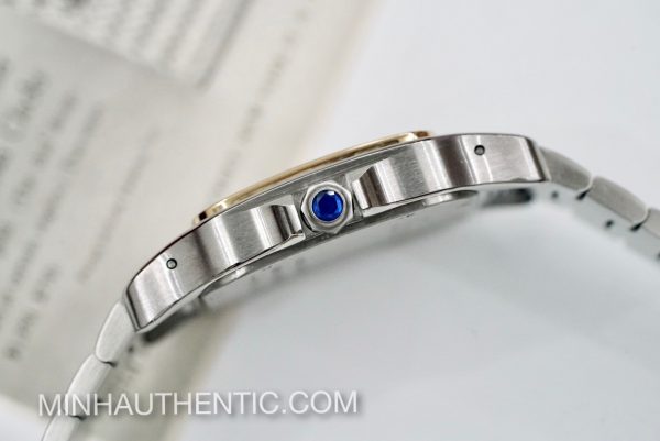 Cartier Santos Galbee XL 2823 Automatic 18k Gold/Steel W20099C4 - Ảnh 10