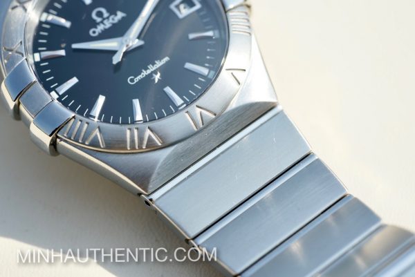 Omega Constellation Quartz 35mm Black 123.10.35.60.01.001 - Ảnh 7