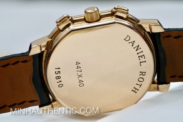 Daniel Roth Academic Ellipsocurvex Chronomax Master Chronograph Skeleton Automatic 18k Rose Gold 447.X.40.161.CN.BA - Ảnh 7